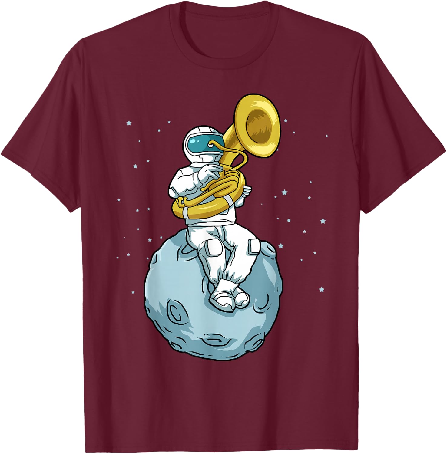Sousaphone Shirt Women Men Kids Marching Band Tuba T-Shirt - T-Shirt | Maroon
