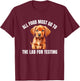 Fox Red Lab All Food Labrador Retriever Mom Dad T-Shirt - T-Shirt | Maroon
