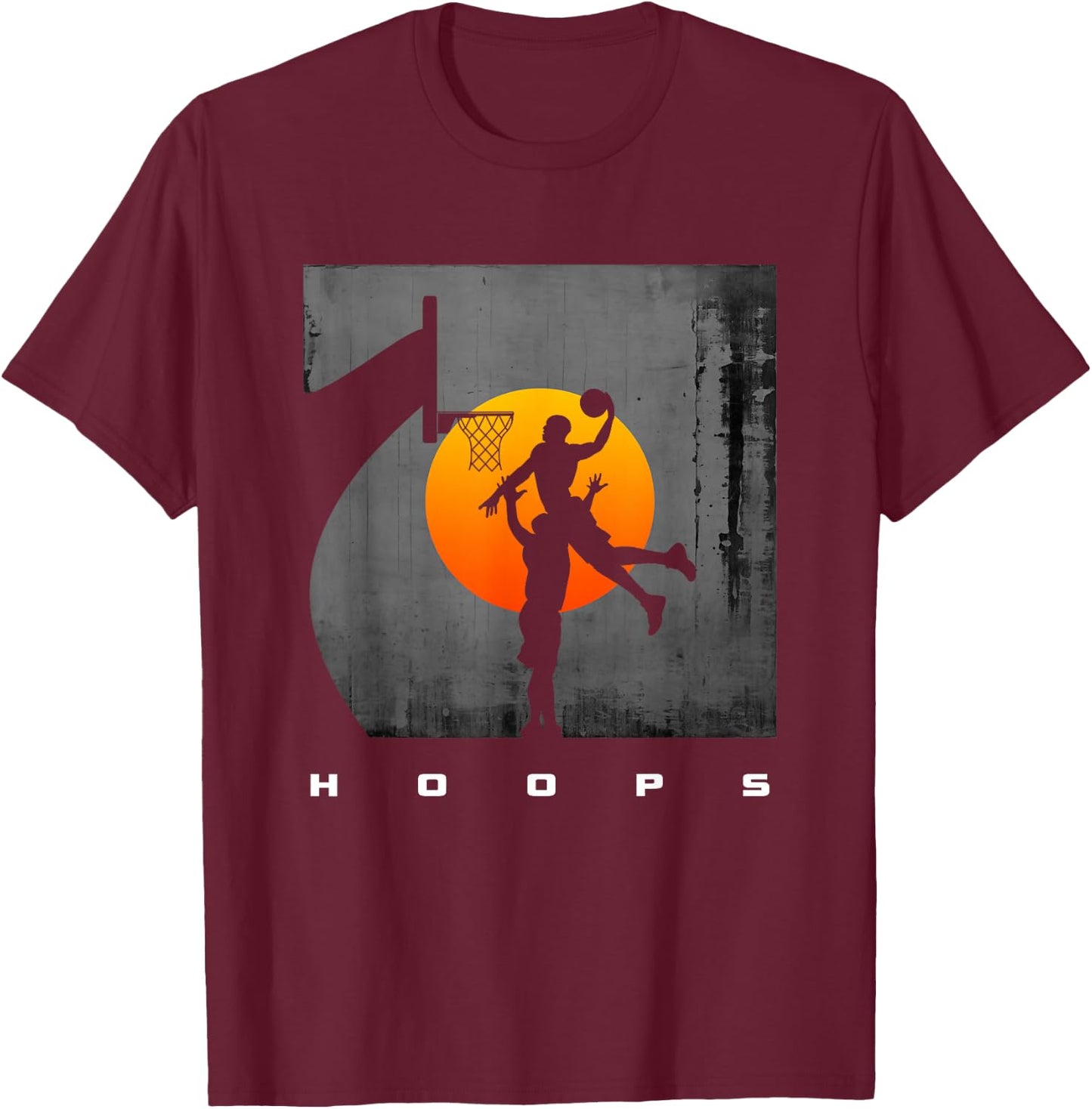 Basketball Apparel - Basketball T-Shirt - T-Shirt | Maroon