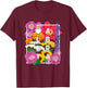 Flowers of Alberta Canada Word Art - Albertan Pride T-Shirt - T-Shirt | Maroon