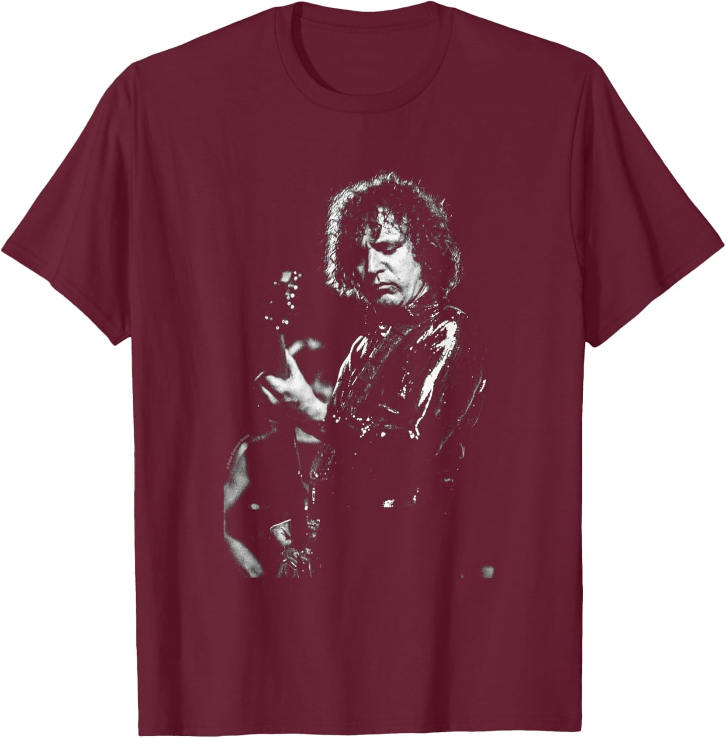 Jack Bruce Bass Player Of Cream By Everard Smith T-Shirt - T-Shirt | Maroon