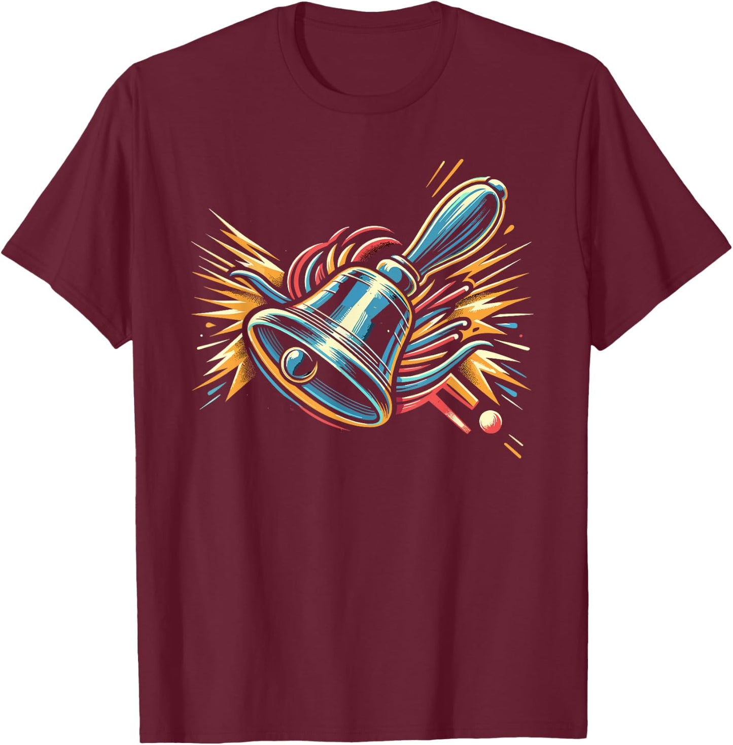 Handbells Player Musical Instrument Musician Handbells Lover T-Shirt - T-Shirt | Maroon