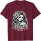 Tacos Before Vatos Sad Chola Latina Chicana Floral T-Shirt - T-Shirt | Maroon