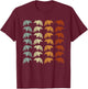 Retro Wild Nature Armadillo Lover Animal Armadillo T-Shirt - T-Shirt | Maroon