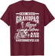 Best Grandpas Have Tattoos & Ride Motorcycles Grandfather T-Shirt - T-Shirt | Maroon