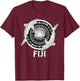 Fiji blacktip reef shark, Republic of Fiji Islands T-Shirt - T-Shirt | Maroon