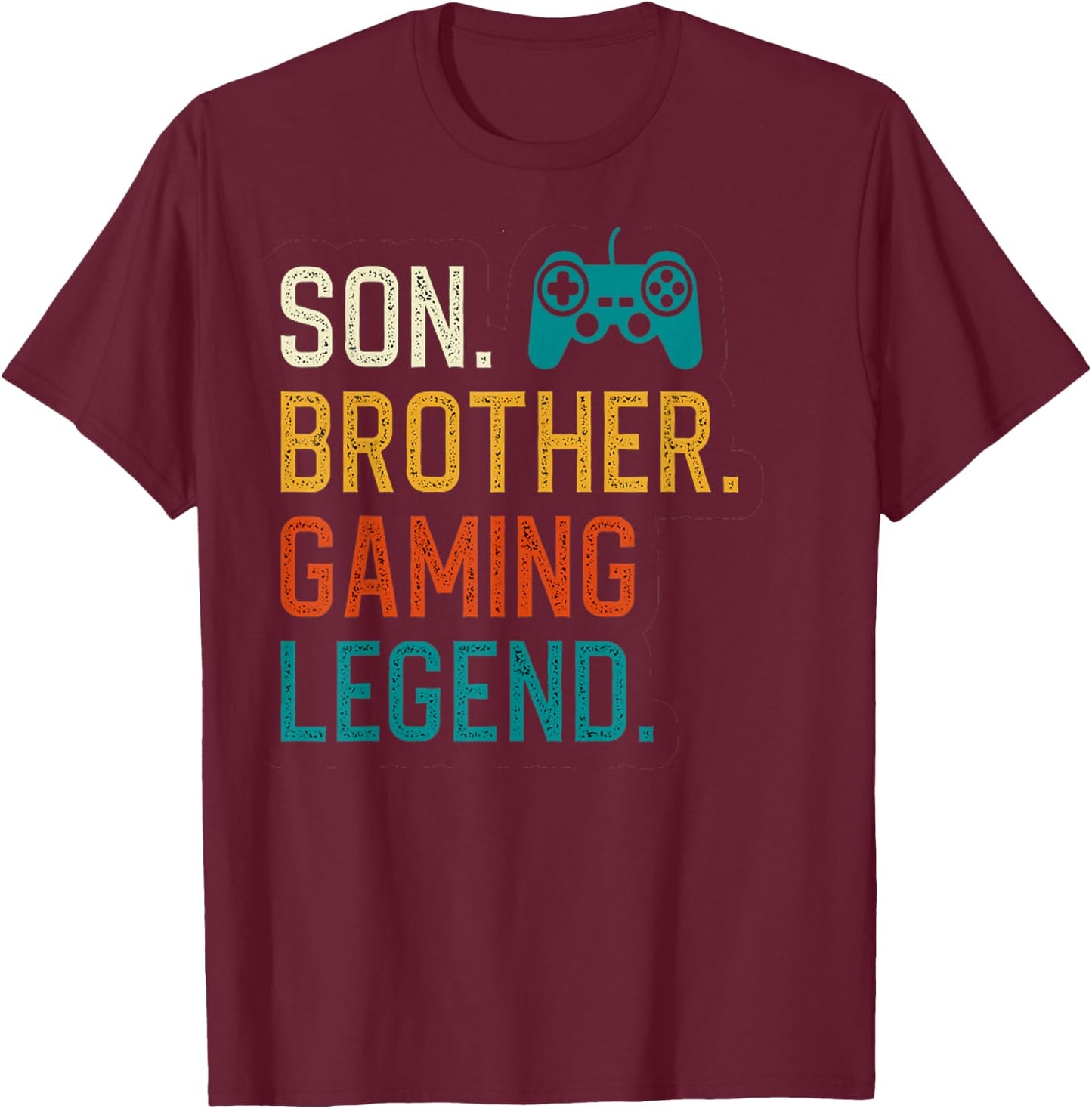 Gaming Gifts For Teenage Boys 8-12 Year Old Christmas Gamer T-Shirt - T-Shirt | Maroon