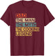Chef Dad Cooking Legend Home Cook Father's Day T-Shirt - T-Shirt | Maroon