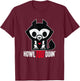 Skelanimals Jae Wolf Vintage Faded Howl You Doin' Logo T-Shirt - T-Shirt | Maroon