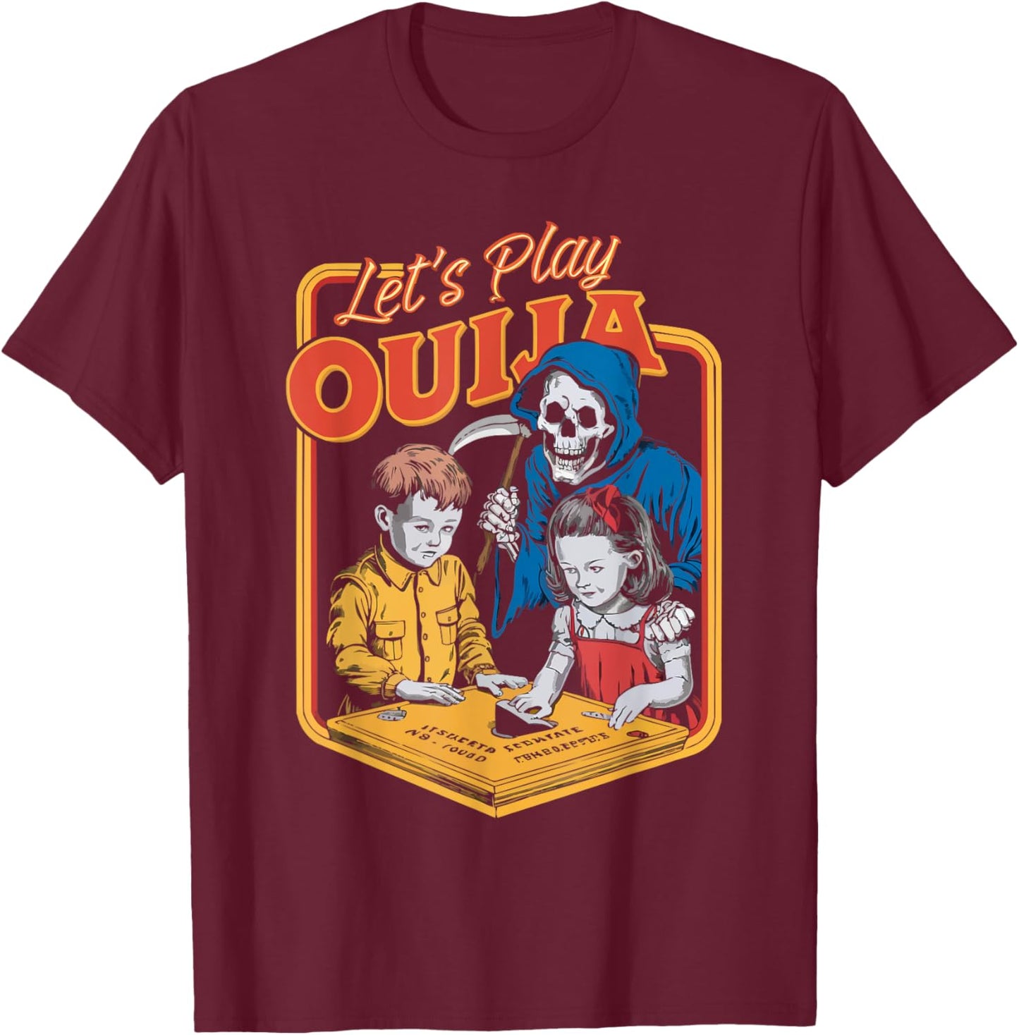 Ouija Board Paranormal Spirit Board Trick Or Treat Halloween T-Shirt - T-Shirt | Maroon