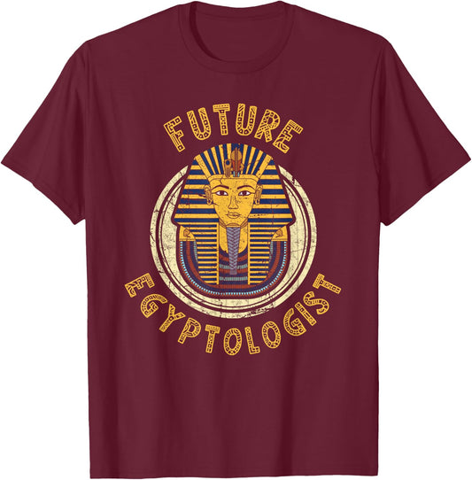 Future Egyptologist - Egypt History Student Gift T-Shirt - T-Shirt | Maroon