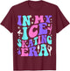 In My Ice Skating Era Hockey Girls Boys Coach T-Shirt - T-Shirt | Maroon