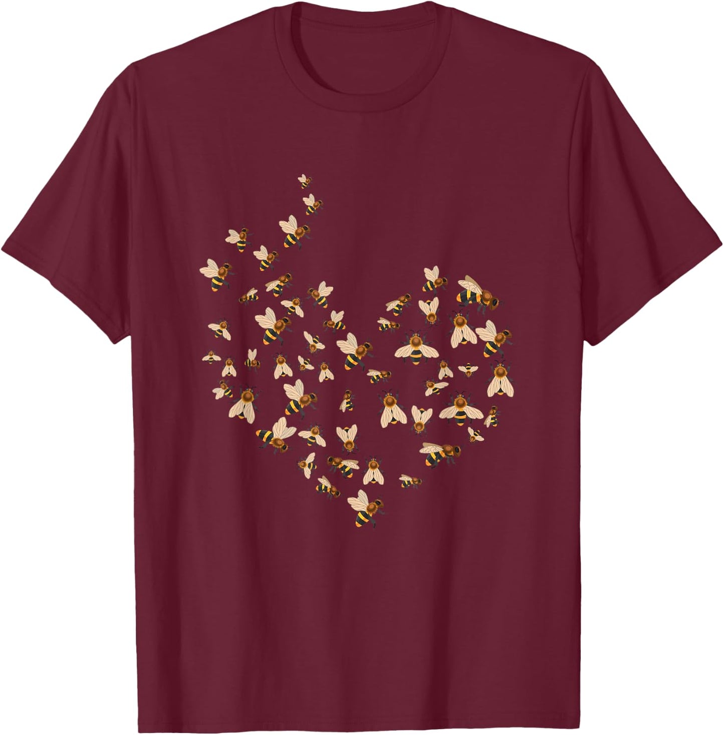 Beekeeper Shirt Men Beekeeping Gift Apiarist Women Honey Bee T-Shirt - T-Shirt | Maroon