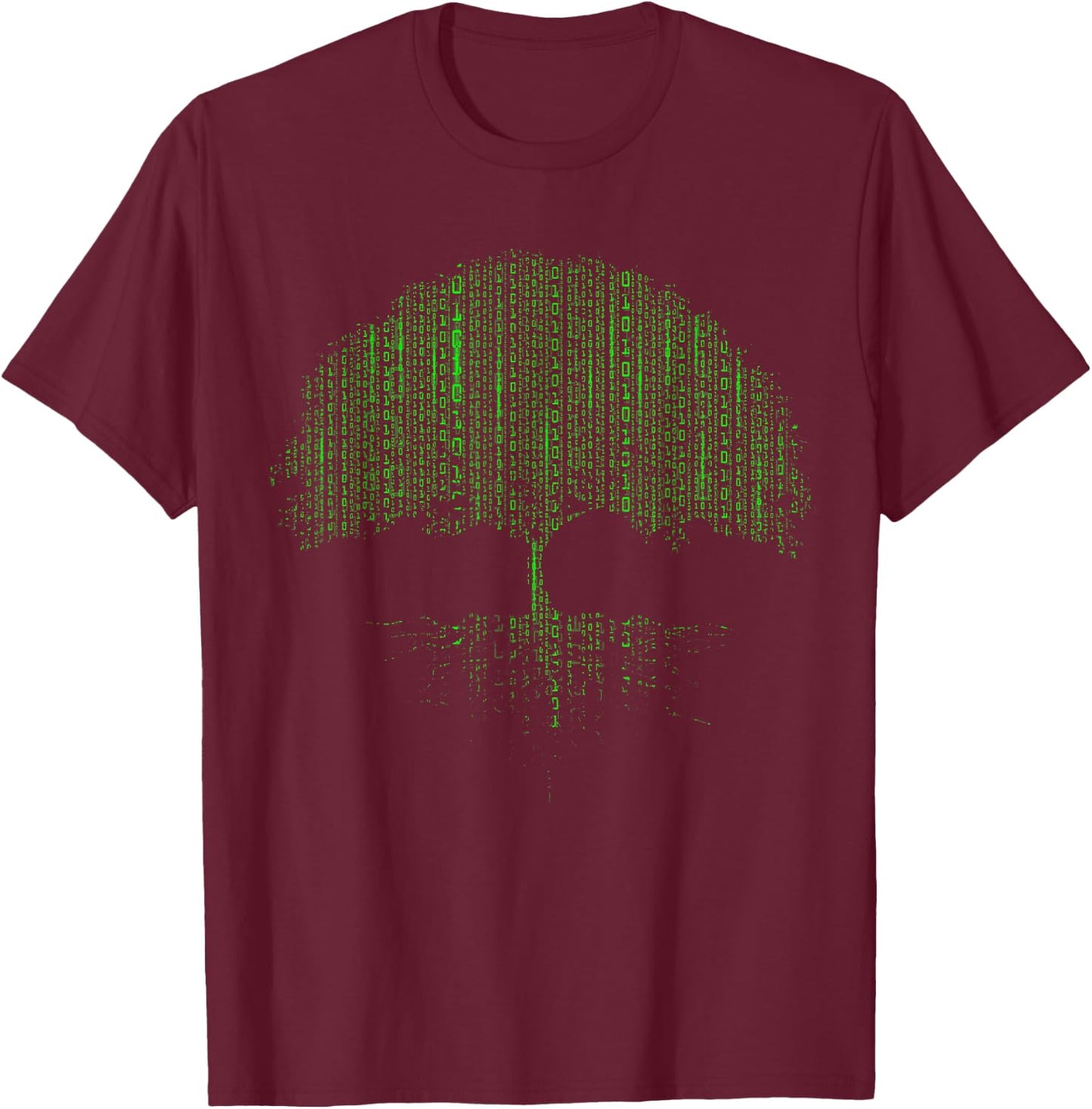 Debug Algorithm Debugger Gift Matrix Tree Programmer T-Shirt - T-Shirt | Maroon