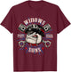 Bulldog Widows Sons Masonic Men Women T-Shirt - T-Shirt | Maroon