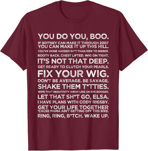 Cody Rigsby Motivational Workout T-Shirt - T-Shirt | Maroon