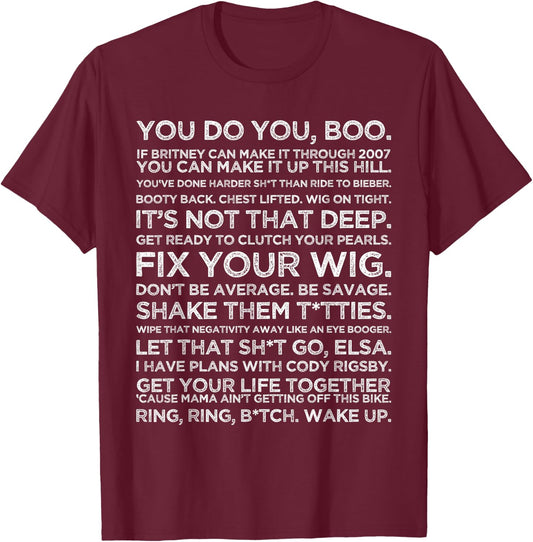 Cody Rigsby Motivational Workout T-Shirt - T-Shirt | Maroon