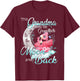 This Grandma Loves Her Grandkids To The Moon And Back T-Shirt - T-Shirt | Maroon