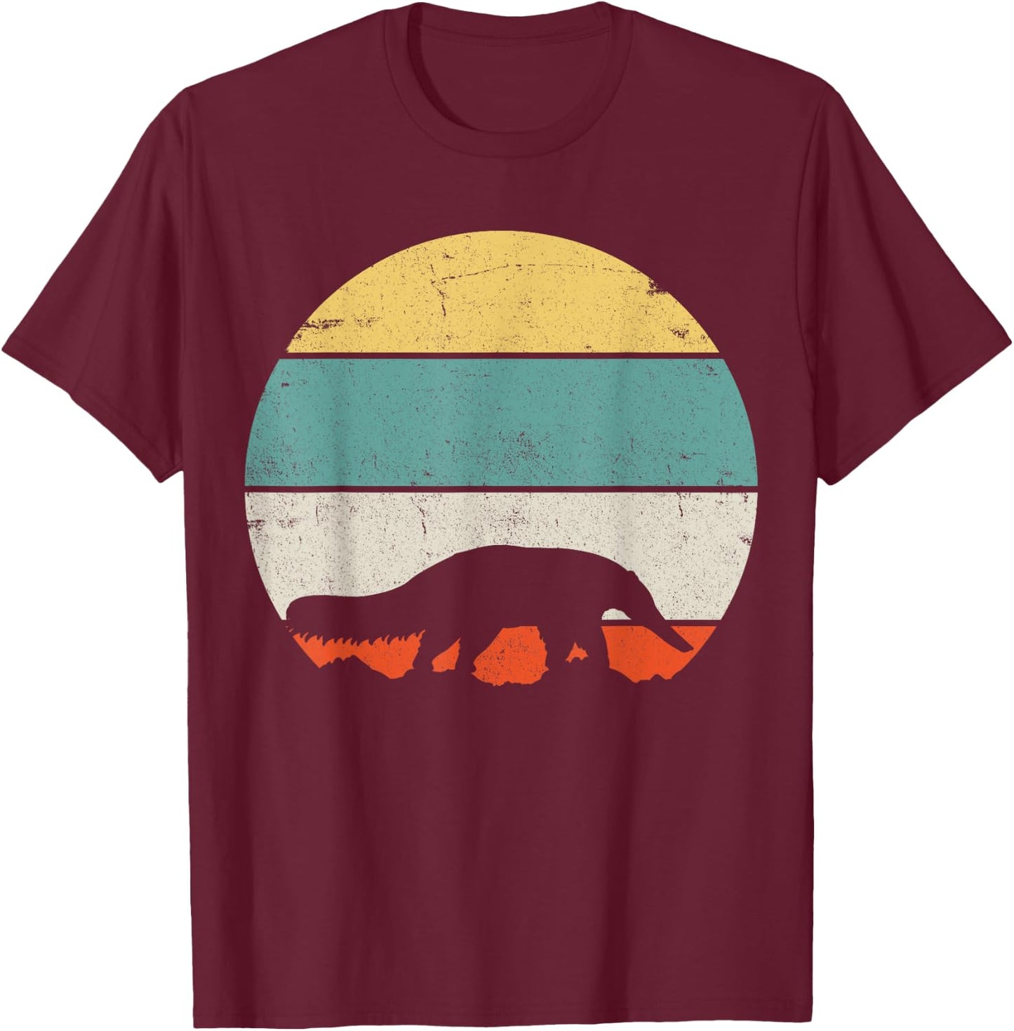 Anteater Retro Gift T-Shirt - T-Shirt | Maroon
