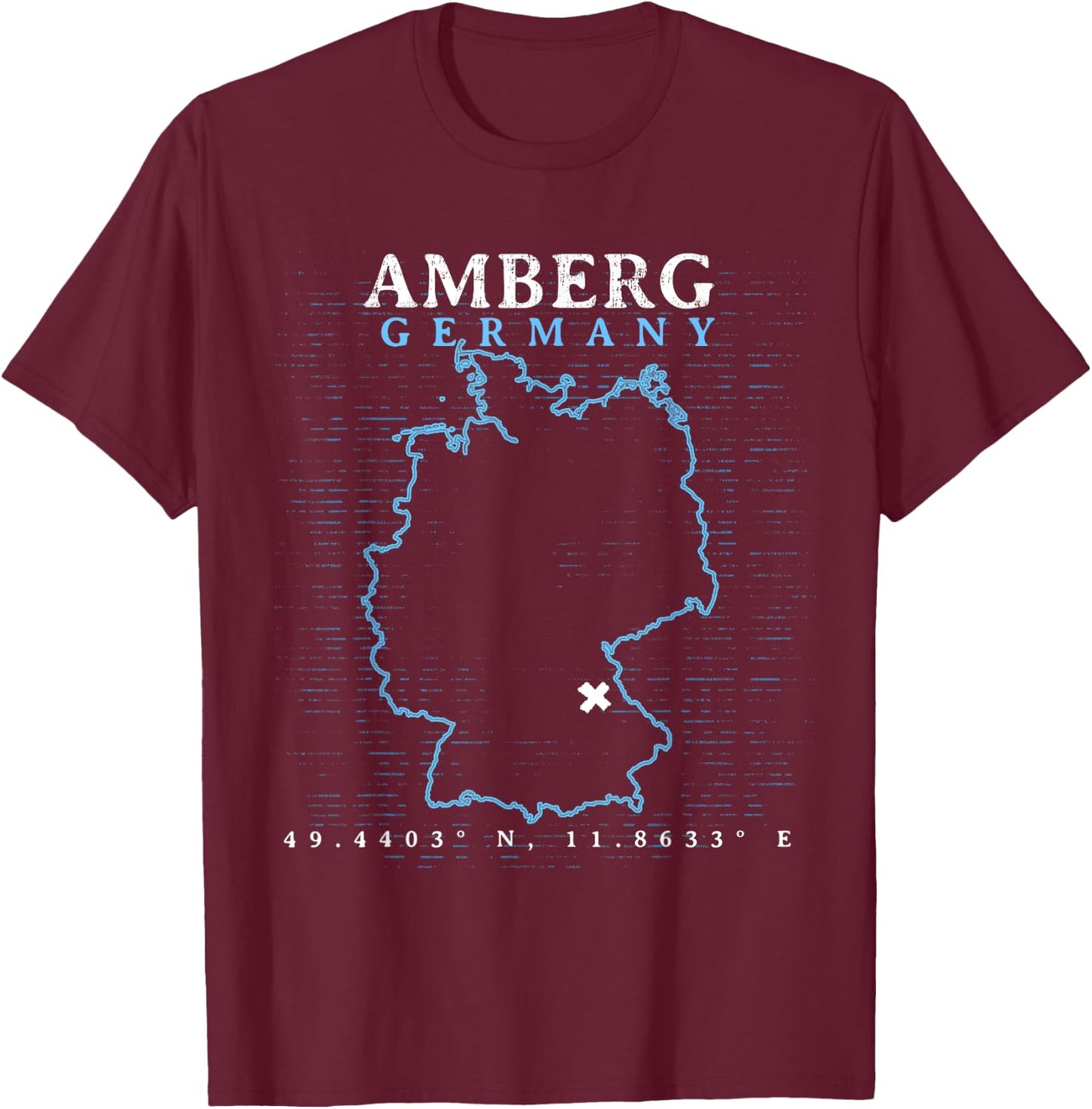 Germany Amberg T-Shirt - T-Shirt | Maroon