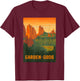 Colorado Springs Garden of The Gods Graphic Design T-Shirt - T-Shirt | Maroon