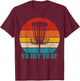 Disco Golf I'd Hit That Funny Vintage Disc Golfing Frisbee T-Shirt - T-Shirt | Maroon