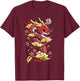 Japanese Aesthetic Dragon Symbol Kawaii Dragon Anime T-Shirt - T-Shirt | Maroon