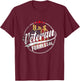 USS Forrestal Veteran Supercarrier T-Shirt - T-Shirt | Maroon