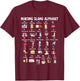 Nurse Funny Nurse Alphabet T Nurse ABCs Registered Nurse Ab T-Shirt - T-Shirt | Maroon