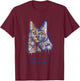I'd Spend All 9 Lives With You - Cute Maine Coon Cat Women Kids T-Shirt - T-Shirt | Maroon