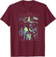 Star Wars Poster Glow T-Shirt - T-Shirt | Maroon
