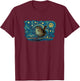 Retro Vintage Style Wren T-Shirt - T-Shirt | Maroon