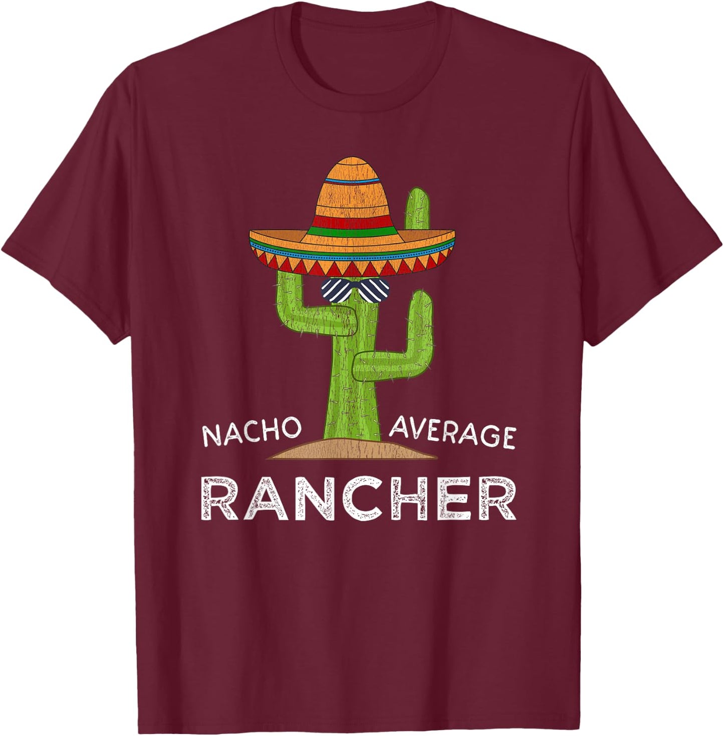 Funny Ranching Rancher T-Shirt - T-Shirt | Maroon