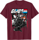 G.I. Joe Group Shot Action Pose Comic Panel T-Shirt - T-Shirt | Maroon