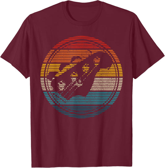 Bass Bassist Bass Guitar Musician Funny Gift T-Shirt - T-Shirt | Maroon