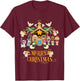 Christmas Nativity True Story Nativity Scene T-Shirt - T-Shirt | Maroon