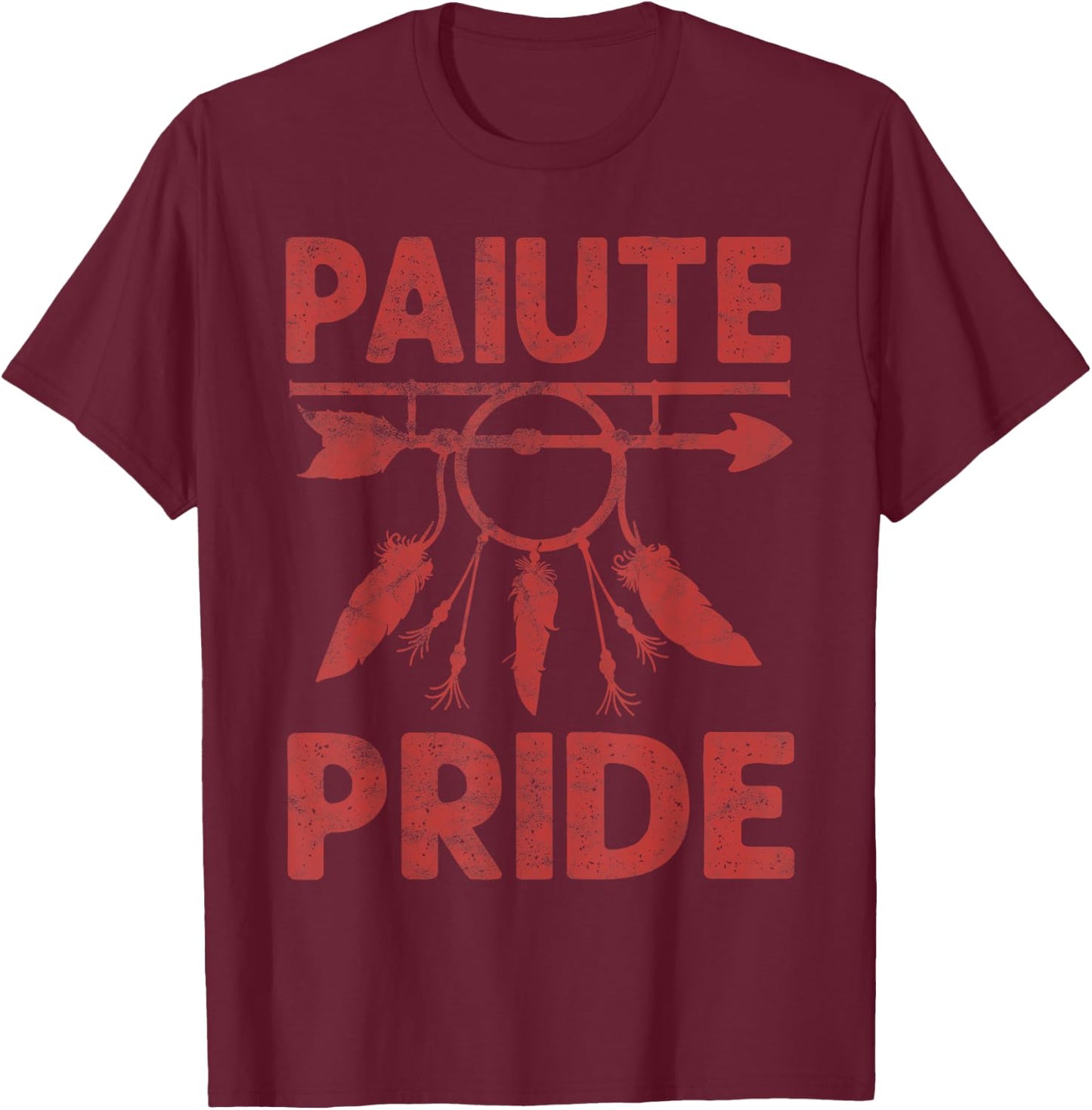 paiute Pride Native American vintage Gift Men Women Kids T-Shirt - T-Shirt | Maroon