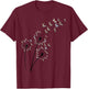 Dandelion Donkey Flower, Floral Donkey Tree Lover T-Shirt - T-Shirt | Maroon