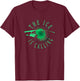 Ice Fishing - The Ice Is Calling - Ice Fisherman T-Shirt - T-Shirt | Maroon