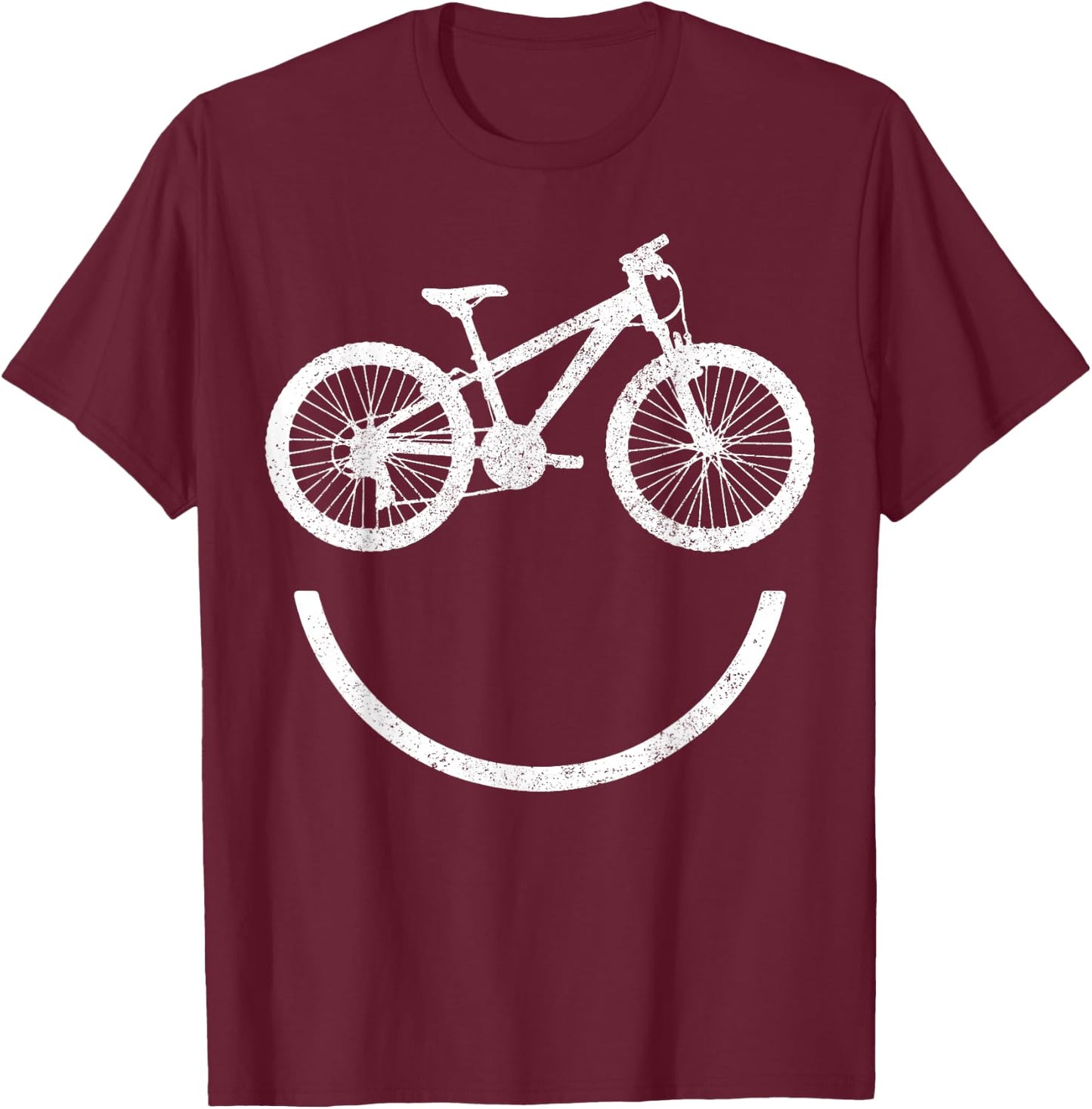 Mountain Bike Downhill MTB Mountain Biker Funny Gift T-Shirt - T-Shirt | Maroon