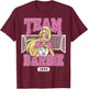Barbie Team Barbie 1959 Football with Goal Post T-Shirt - T-Shirt | Maroon