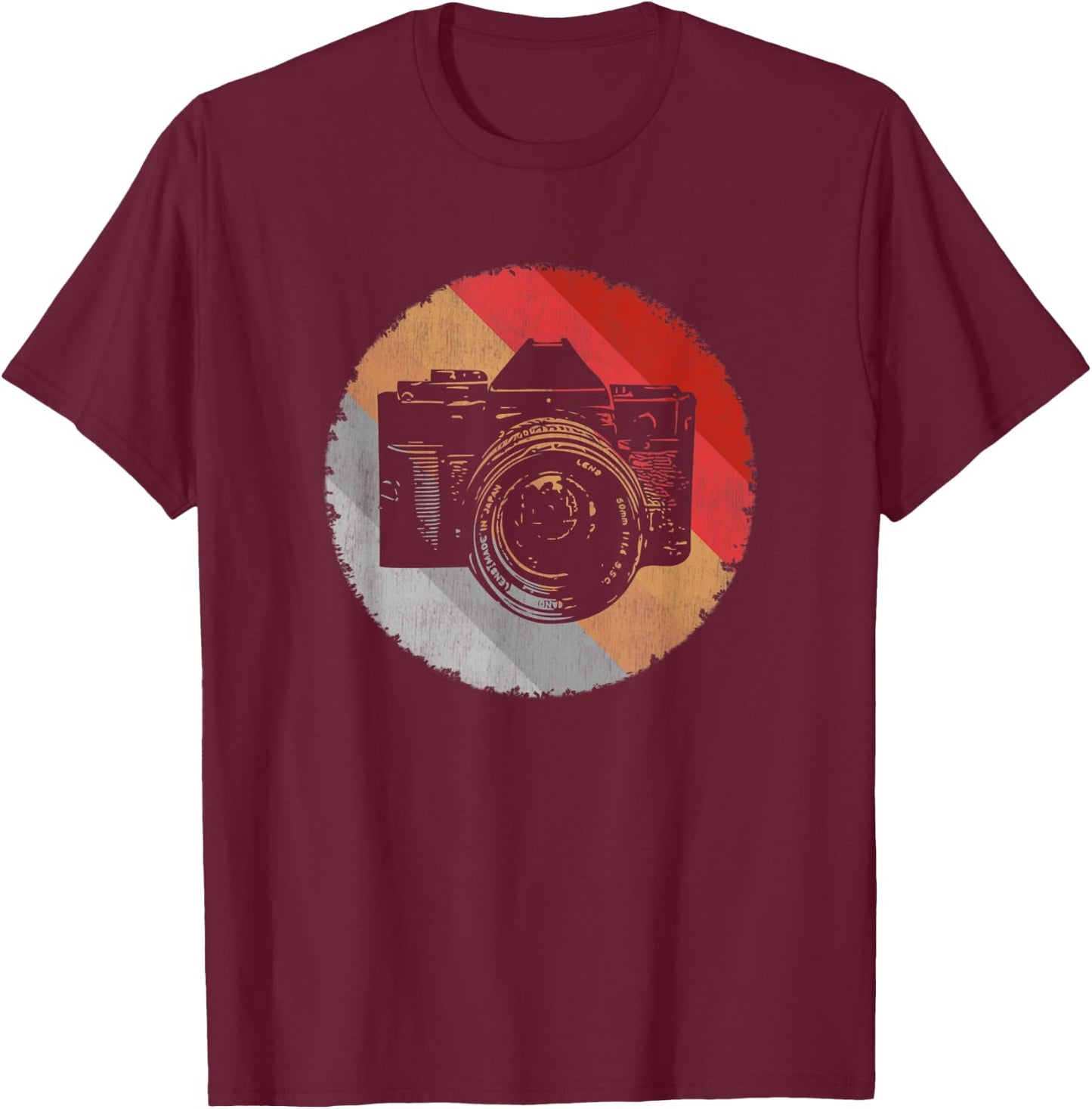 Vintage Camera 35mm film for photographer T-Shirt - T-Shirt | Maroon