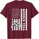 Wrestling Murder Yoga Flag T-Shirt - T-Shirt | Maroon