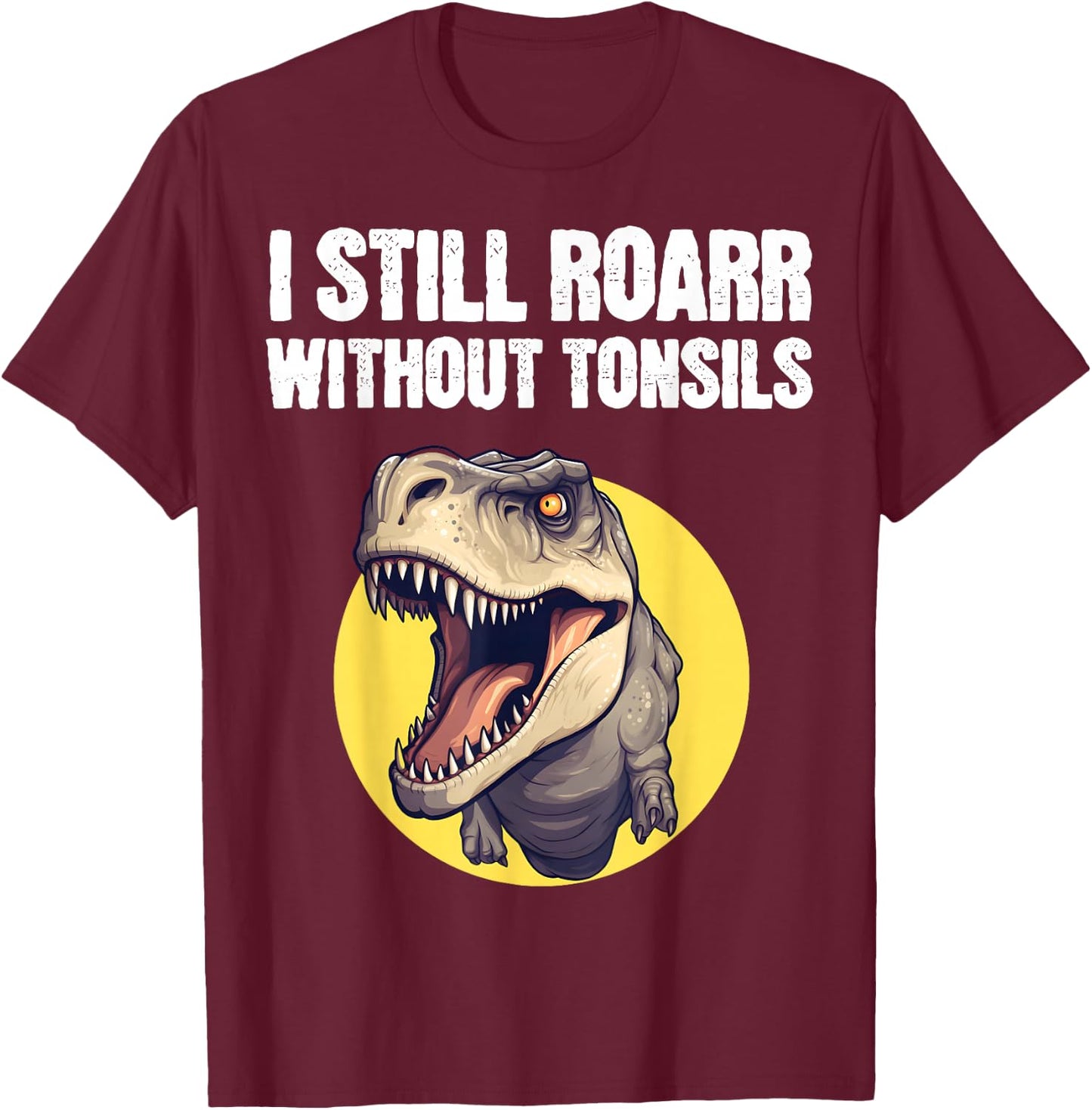 Boys Tonsil Removal Surgery Get Well Kids T-Shirt - T-Shirt | Maroon