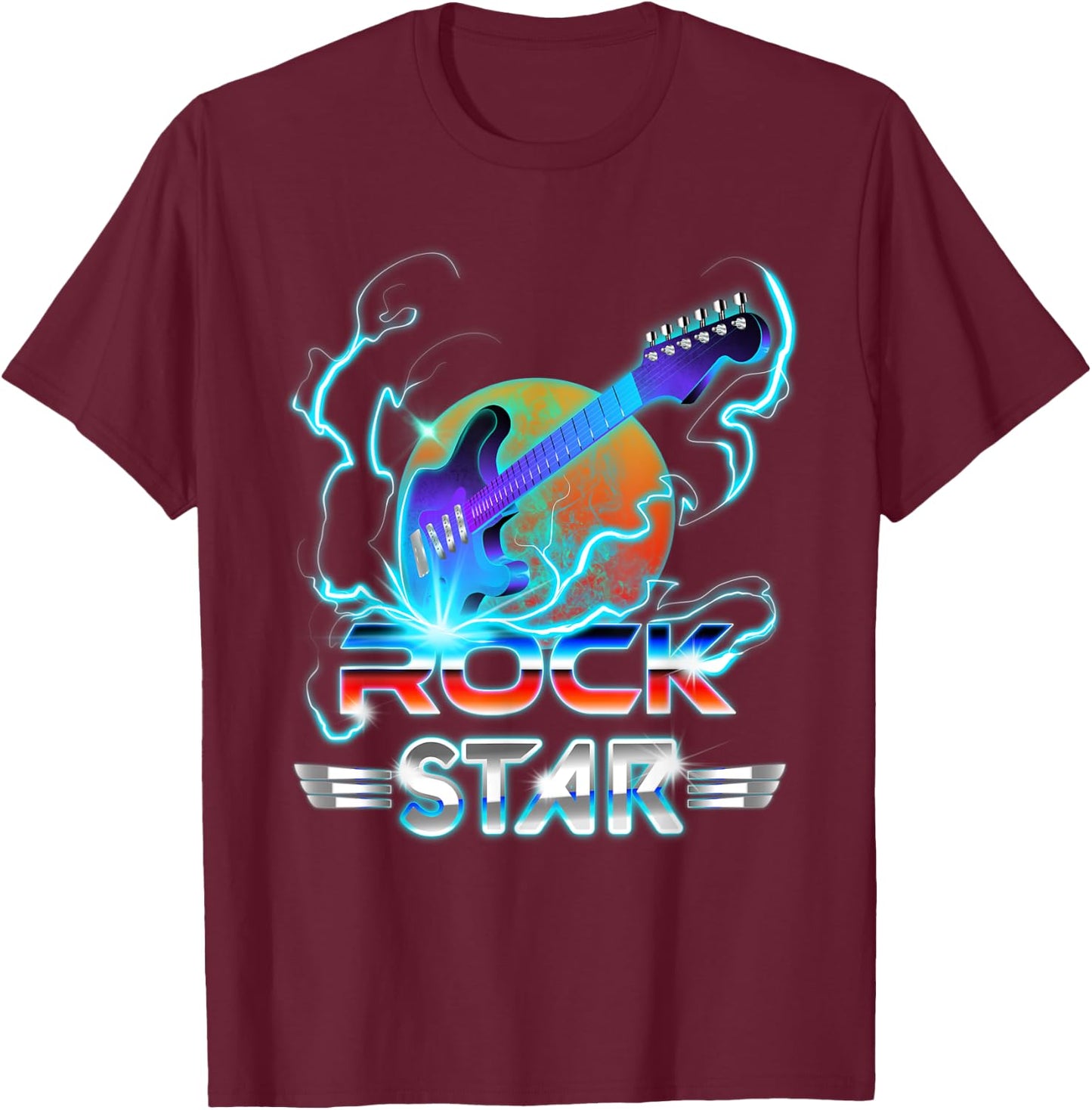 Rock Star Gift T-Shirt - T-Shirt | Maroon