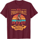 Never Underestimate An Old Guy On A Bicycle Cycling T-Shirt - T-Shirt | Maroon