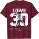 Player Number 2023 World Champion Nathaniel Lowe Texas MLBPA T-Shirt - T-Shirt | Maroon