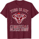 This Is My Christmas Workout Pajama Shirt - Bodybuilder Gift T-Shirt - T-Shirt | Maroon