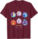 Kids Unicorn Group T-Shirt - T-Shirt | Maroon