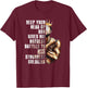 God Gives His Hardest Battles To His Strongest Soldiers T-Shirt - T-Shirt | Maroon
